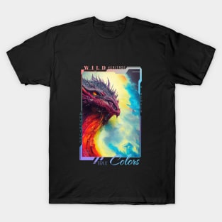 Dragon  Animal Discovery Adventure Nature Planet Earth Paint T-Shirt